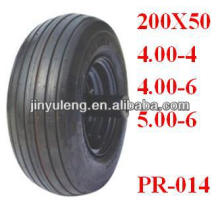 Pneumatic Rubber wheelbarrow tyre 10"x4.00-4